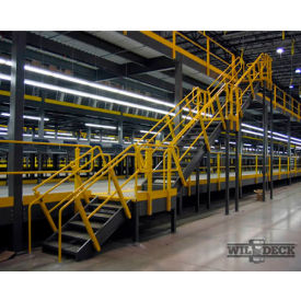 2-Rail Stair Landing Platform