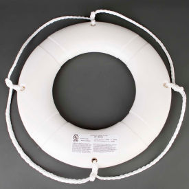 Datrex Life Ring w/o Tape, USCG Approved, White, 24"