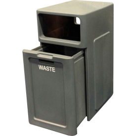 42 Gallon Waste Convenience Center, Gray