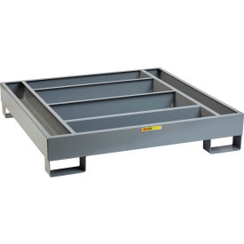 Spill Control Platform with Pallet Supports - 51 x 51 - 66 Gallon Capacity