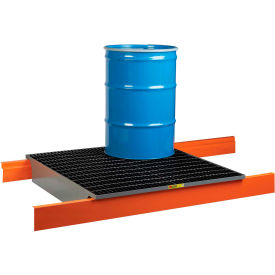 Rack Decking with Spill Control Sump - 51x49x7.5, Fits 48" Deep Pallet Racks