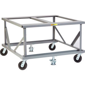 Fixed Height Mobile Pallet Stand 48 x 40 Open Deck
