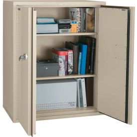 Counter Height Cabinet with 2 Adj Shelves, 36"W x 19-1/4"D x 44"H, Assembled, White