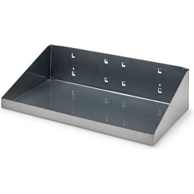 Triton Products Steel Shelf, 12"W x 6"D, Silver Epoxy