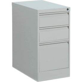 1900 Series Freestanding Box/Box/File Pedestal 15"W x 22-5/8"D x 27-5/8"H Light Grey