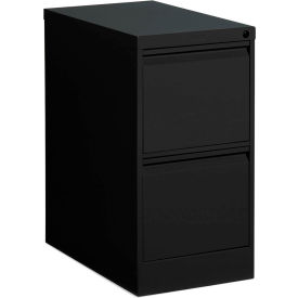1900 Series Freestanding File/File Pedestal 15"W x 22-5/8"D x 27-5/8"H Black