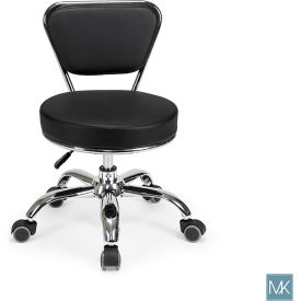 Dayton Pedicure Stool, Black