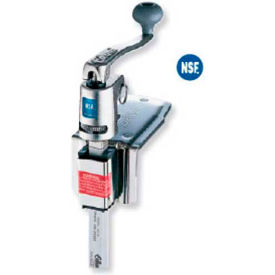 Can Opener, Manual, Knife & Gear Quick Change, 16" Adjustable Bar, Plated Steel Base