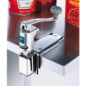 Manual Can Opener, 22" Adjustable Bar, Plated Steel Base