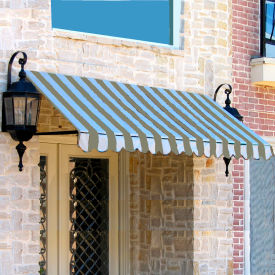 Retro Awning 4' 4-1/2"W x 3'D x 1' 6"H Linen/White