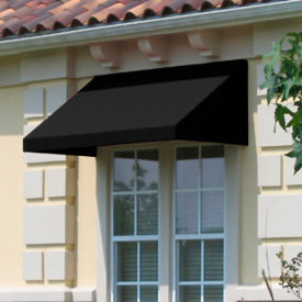 Window/Entry Awning 5' 4-1/2" W x 3' 6"D x 2'H Black