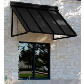 Standing Seam Awning 6' 8"W x 2'D x 2'H Black