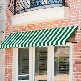 Window/Entry Awning 5' 4-1/2" W x 2'D x 2' 7"H Forest Green/White