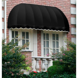 Window/Entry Awning 5' 4-1/2" W x 2'D x 2' 7"H Black