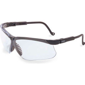 Genesis Anti Fog Safety Glasses, Black Frame, Clear Lens