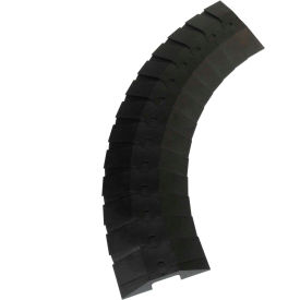 Ultra-Sidewinder Cable Protector, Medium, 33" x 9 3/4" x 1 3/8", Black