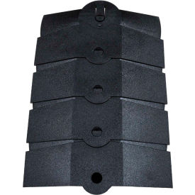 Ultra-Sidewinder Cable Protector, Medium, 14 1/8" x 9 3/4" x 1 3/8", Black