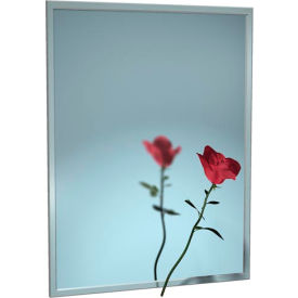 Stainless Steel Channel Frame Mirror - 24"Wx60"H