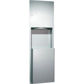 Traditional Surface Mount Folded Paper Towel Dispenser/Receptacle