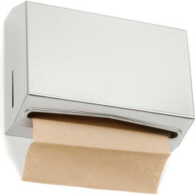 Compact Folded Paper Towel Dispenser, Stainless Steel