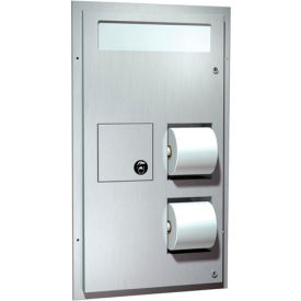 Dual Access Seat Cover/Tissue Dispenser with Sanitary Disposal - 0481