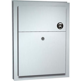 Partition Mounted Dual Access Napkin Disposal