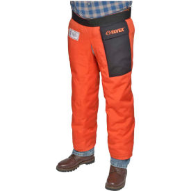 ProChapsZ Chainsaw Chaps, Wraparound Calf Style, 33"L, Orange
