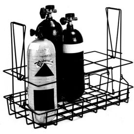 Collapsible Bottle Carrier, 8 Bottle Capacity, 30"W x 15"D x 8"H, Black, Assembled