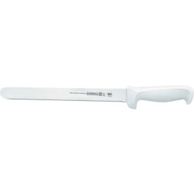 Slicer Knife, Serrated Edge, White Handle, 10"