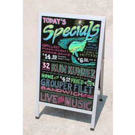 2 Sided Sign, Indoor/Outdoor, Aluminum A Frame