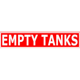 Magnetic Empty Label, For All Securall Medical Gas Cabinets