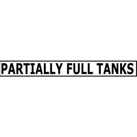 Magnetic Partially Full Label, For All Medical Gas Cabinets