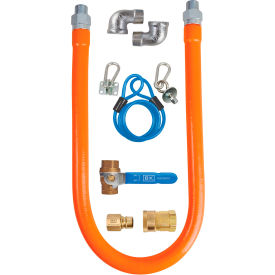 3/4" x 48 Commercial Gas Hose Kit CSA and ANSI Approved, BKG-GHC-7548-SCK3