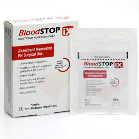 BloodSTOP Advanced Hemostatic Matrix 0.5" x 2", 24 per box