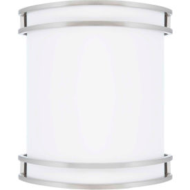 LED Wall Sconce Warm White, 18W, 3000CCT, 1100 Lumens, 82 CRI, Nickel