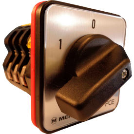Change-Over Switch w/Zero Pos., 3-Pole, 80A, 4-hole front-mount