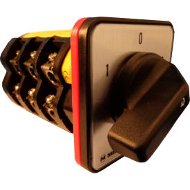 Change-Over Switch No Zero Pos., 3-Pole, 100A, 4-hole front-mount
