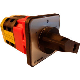 Change-Over Switch w/Zero Pos., 1-Pole, 20A, 4-hole front-mount