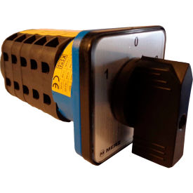 Change-Over Switch w/Zero Pos., 3-Pole, 25A, 4-hole front-mount