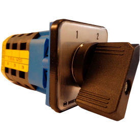 Change-Over Switch No Zero Pos., 1-Pole, 20A, 4-hole front-mount