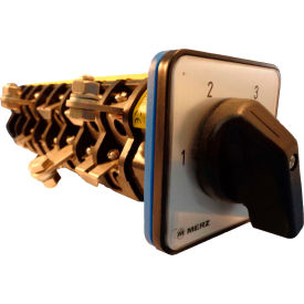 3 Steps Switch w/Zero Pos., 3-Pole, 100A, 4-hole front-mount