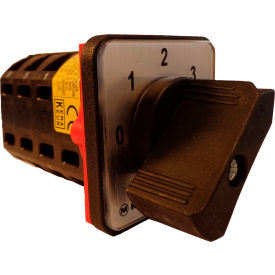 4 Steps Switch with Zero Position, 1-Pole, 16A, 4-hole front-mount