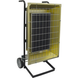Portable Infrared Heater, 4.30kW, 480V, 14-1/2"W x 37-1/2"H x 20"D