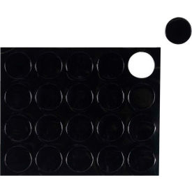 Black Circle Magnets, Pack of 20