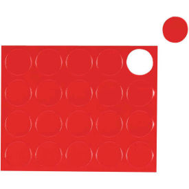 Red Circle Magnets, Pack of 20