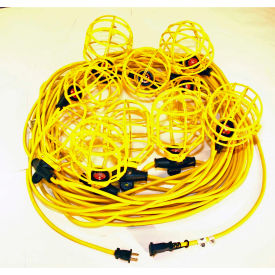 100' 14/2 SJTW String Light, Plastic Guards