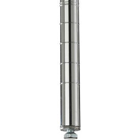 Corrosion-Resistant Shelving Components - 54-9/16"H Post - Stainless Steel