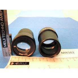 Meiji Techno Super Wide Field 10X Eyepieces (Paired), Field No. 23