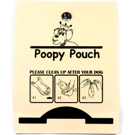 Pet Waste Bag Dispenser for Rolled Bags, Beige