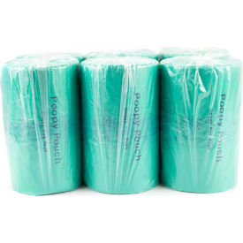 Pet Waste Bags, Lemon Scented w/ Tie-Handle, 6 Rolls of 400 Bags/Roll